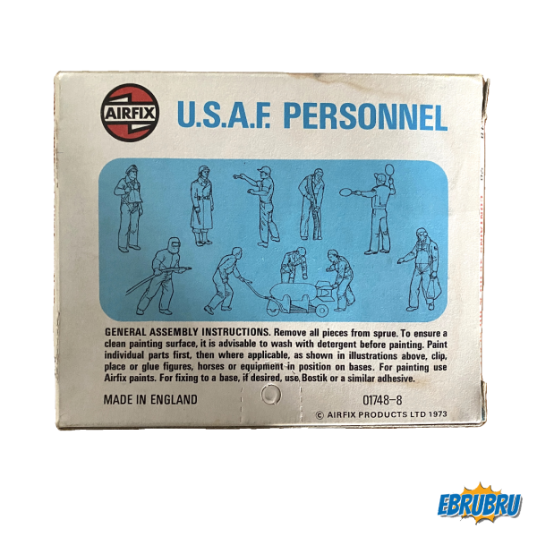 USAF Personnel AIRFIX - Boîte bleue sans fenêtre