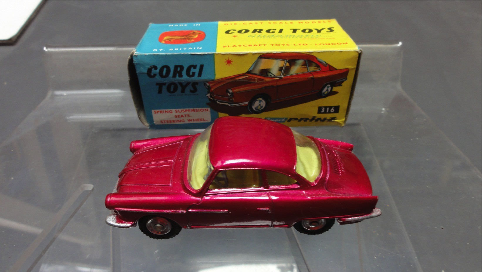 NSU Sport prinz Corgi toys ref 316