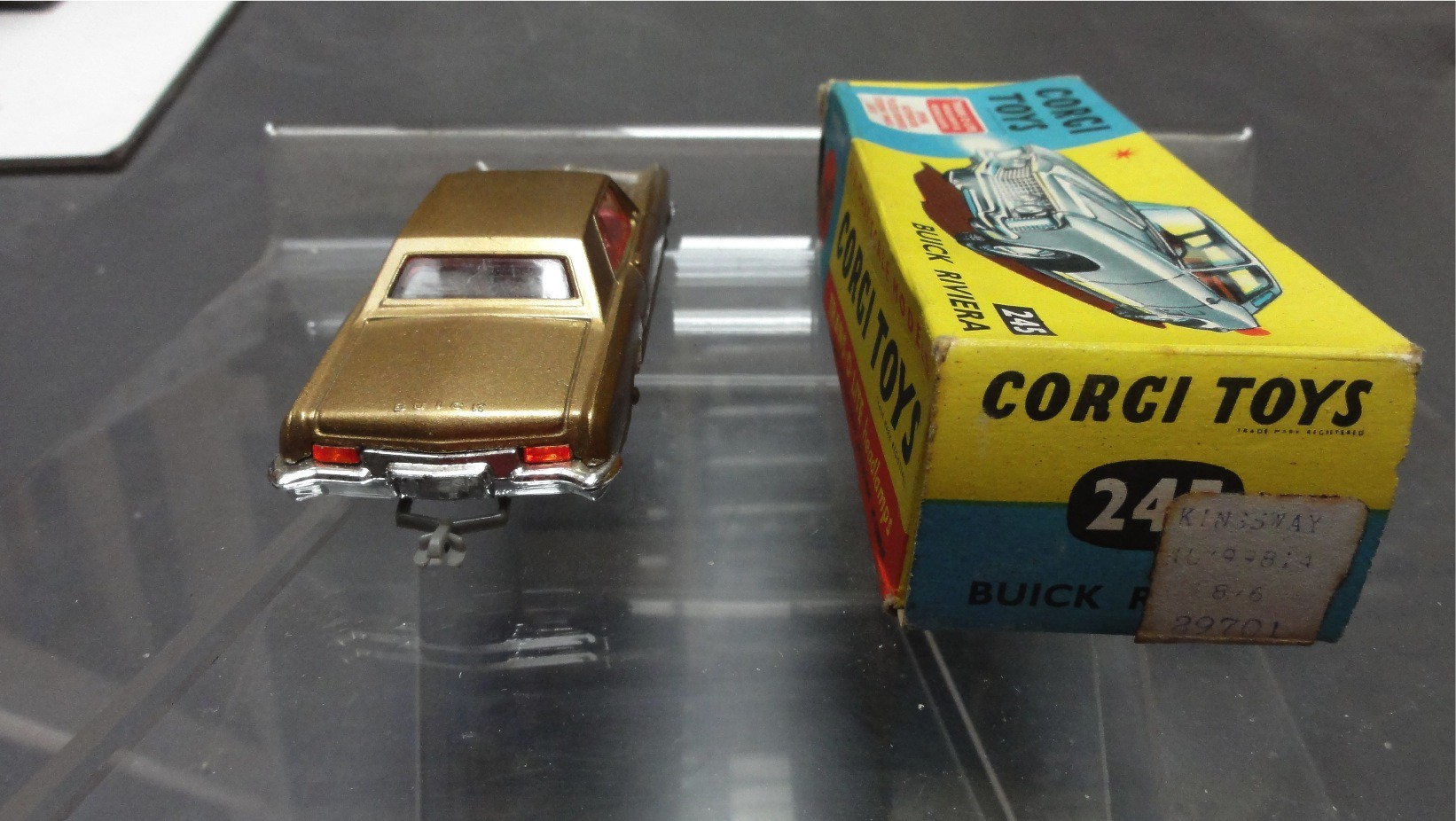 Buick Riviera gold Corgi toys ref 245