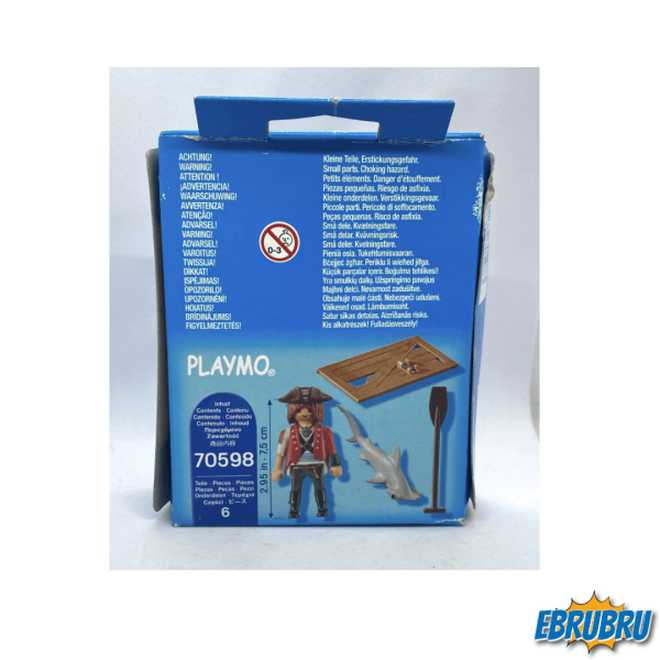 Pirate et requin PLAYMOBIL 70598