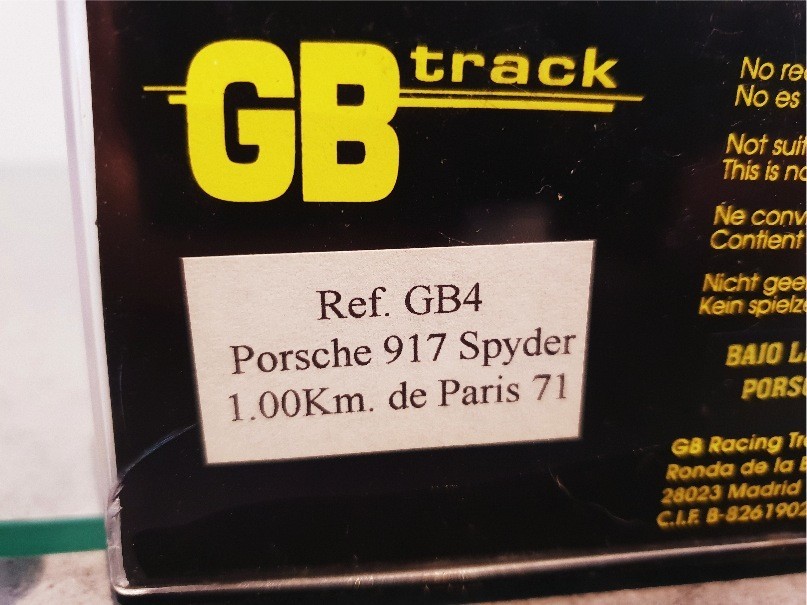 FLY GB4 917 SPYDER 100 KM DE PARIS 71