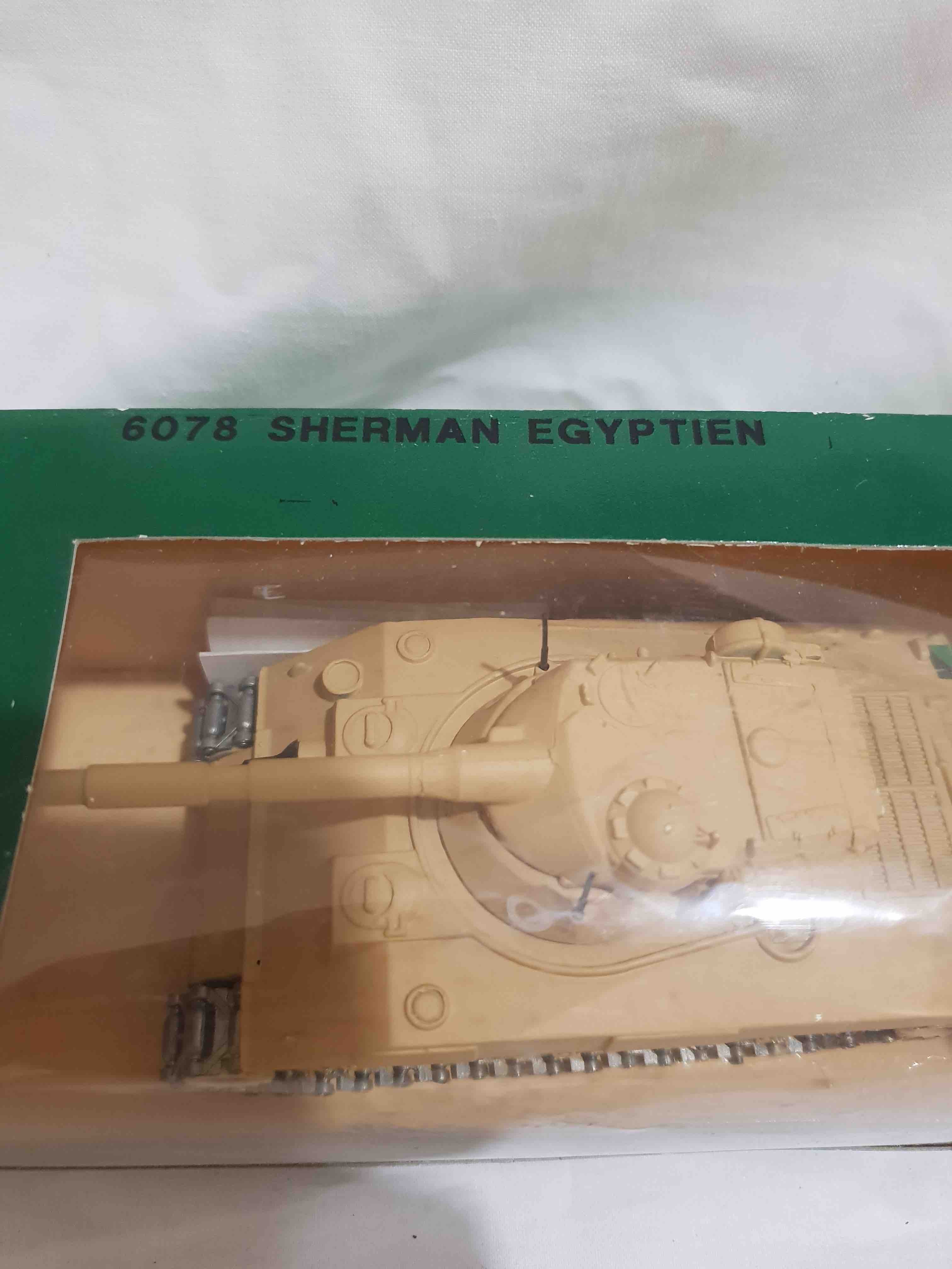 SOLIDO 6078 SHERMAN EGYPTIEN COLLECTION MILITAIRE
