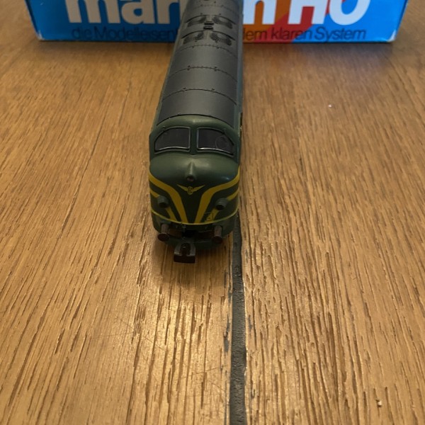 MÄRKLIN 3066 série 204 008 Nohab SNCB vert/jaune Boîte d'origine
