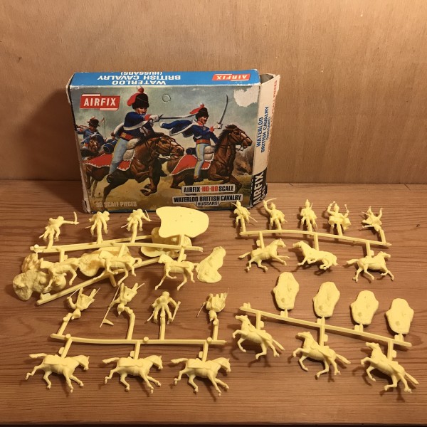 AIRFIX BLUE BOX WATERLOO BRITISH CAVALRY