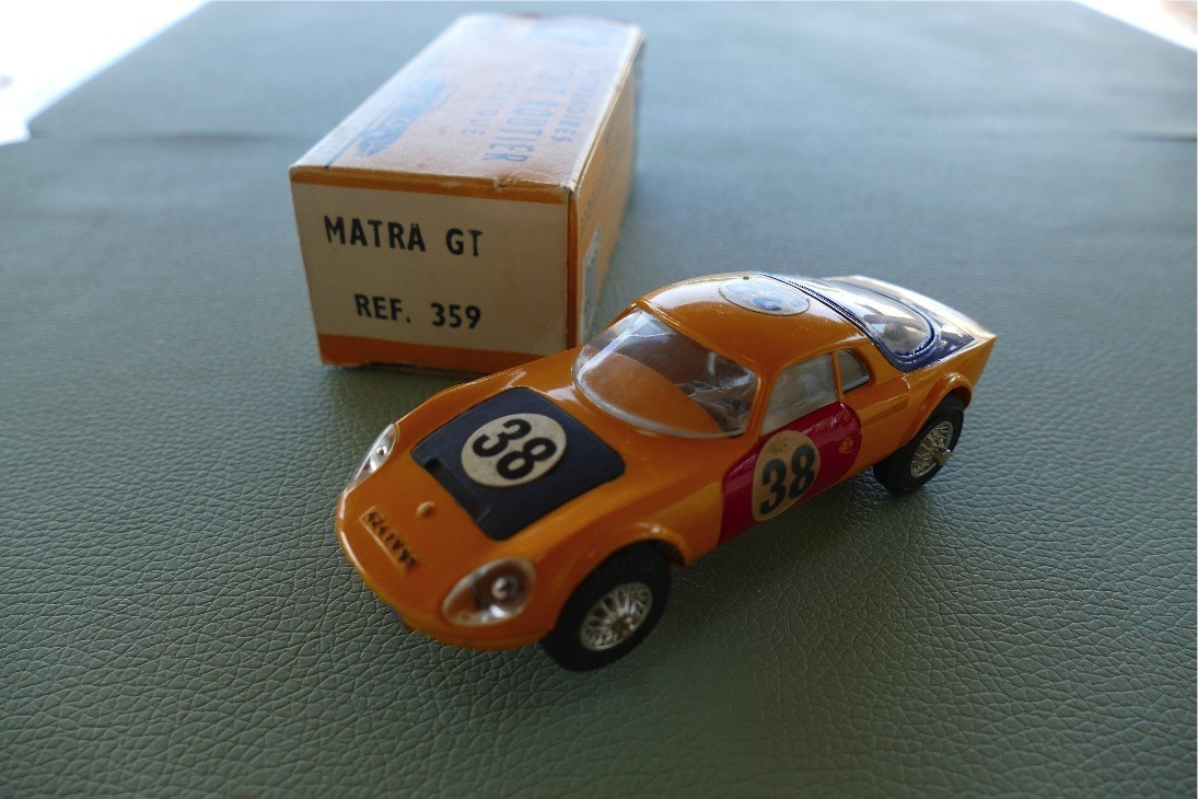 MATRA JET GT JAUNE  ET BOITE JOUEF REF 359