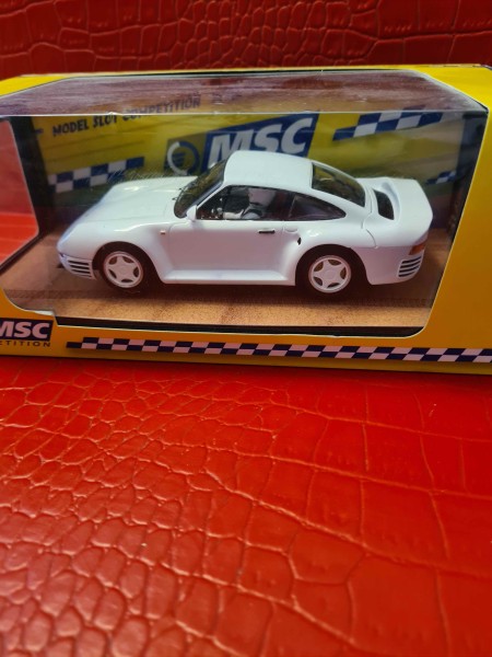 PORSCHE 959 STREET CAR WHITE MONTECARLO CHASIS MSC 6032