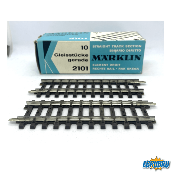 10 rails courbes MARKLIN 2131