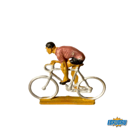 Coureur serrant son cale-pied - Maillot rose - STARLUX Réf 298