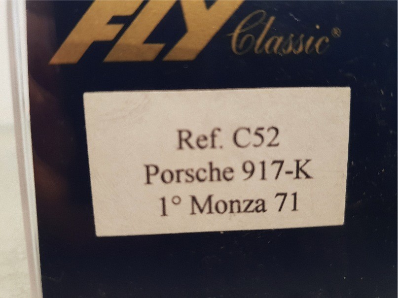 FLY C52 PORSCHE 917 K 1 MONZA 71