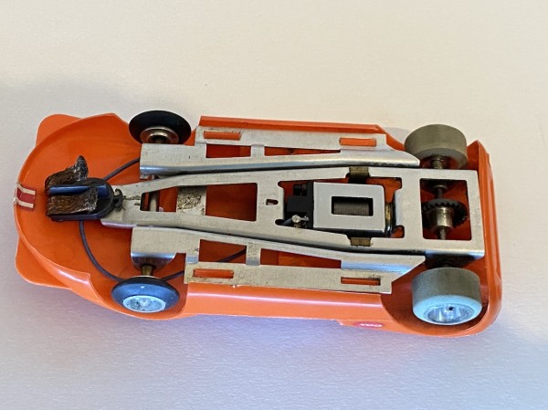 La Cucaracha orange  Slot Car 1960s Cox 1/24