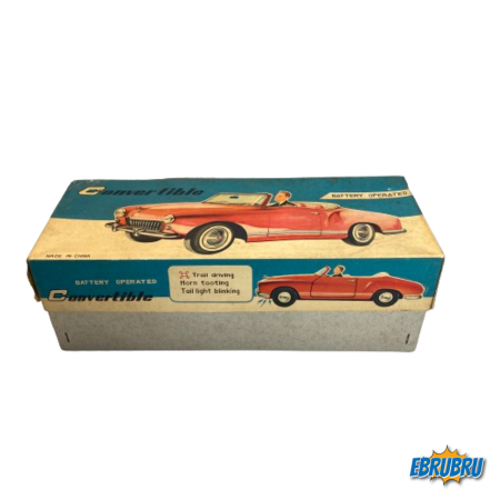 Chinese tinplate battery operated ME 612 Convertible, 1960 Boxed