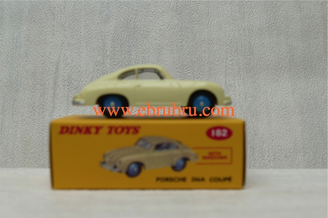 PORSCHE 356A COUPÉ AVEC GLACES DINKY TOYS ATLAS REF 182