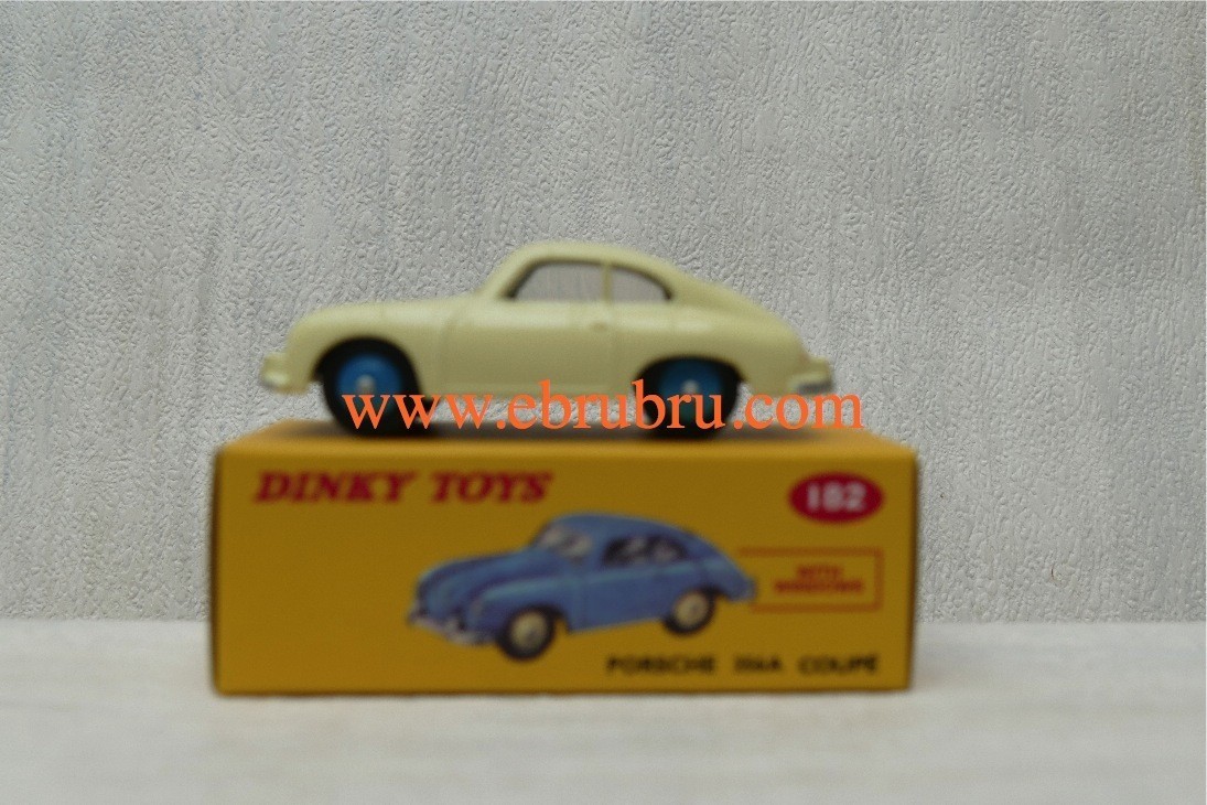 PORSCHE 356A COUPÉ AVEC GLACES DINKY TOYS ATLAS REF 182