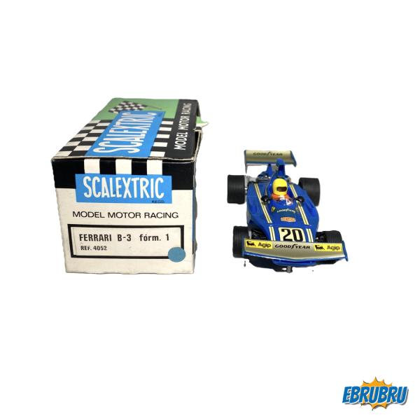 Ferrari B3 Form 1 bleue SCALEXTRIC Exin