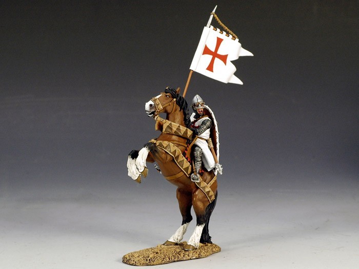 MK066 Mounted Templar w/ Banner King & Country