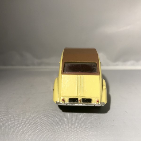 2CV AZAM 1961 JAUNE CLAIR DINKY TOYS RÉF 558