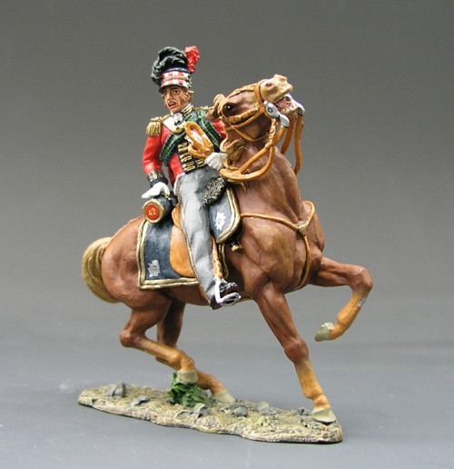 NA047 Mounted Blackwatch Officer King & Country