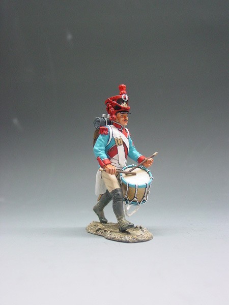 NA016 French Grenadier Drummer Marching King & Country