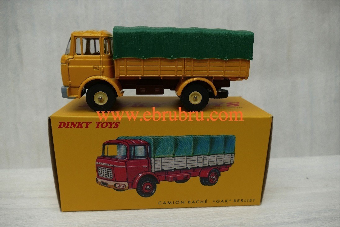 CAMION BACHE GAK BERLIET DINKY TOYS ATLAS REF 584