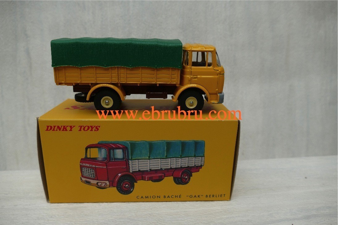 CAMION BACHE GAK BERLIET DINKY TOYS ATLAS REF 584