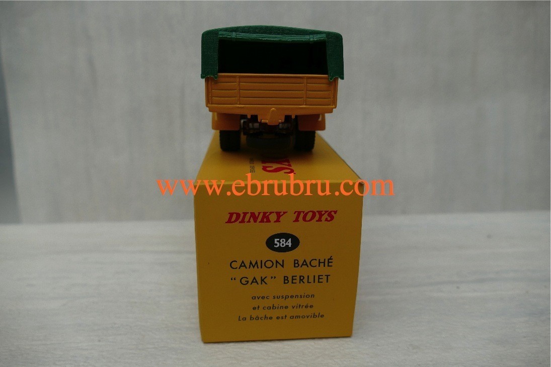 CAMION BACHE GAK BERLIET DINKY TOYS ATLAS REF 584