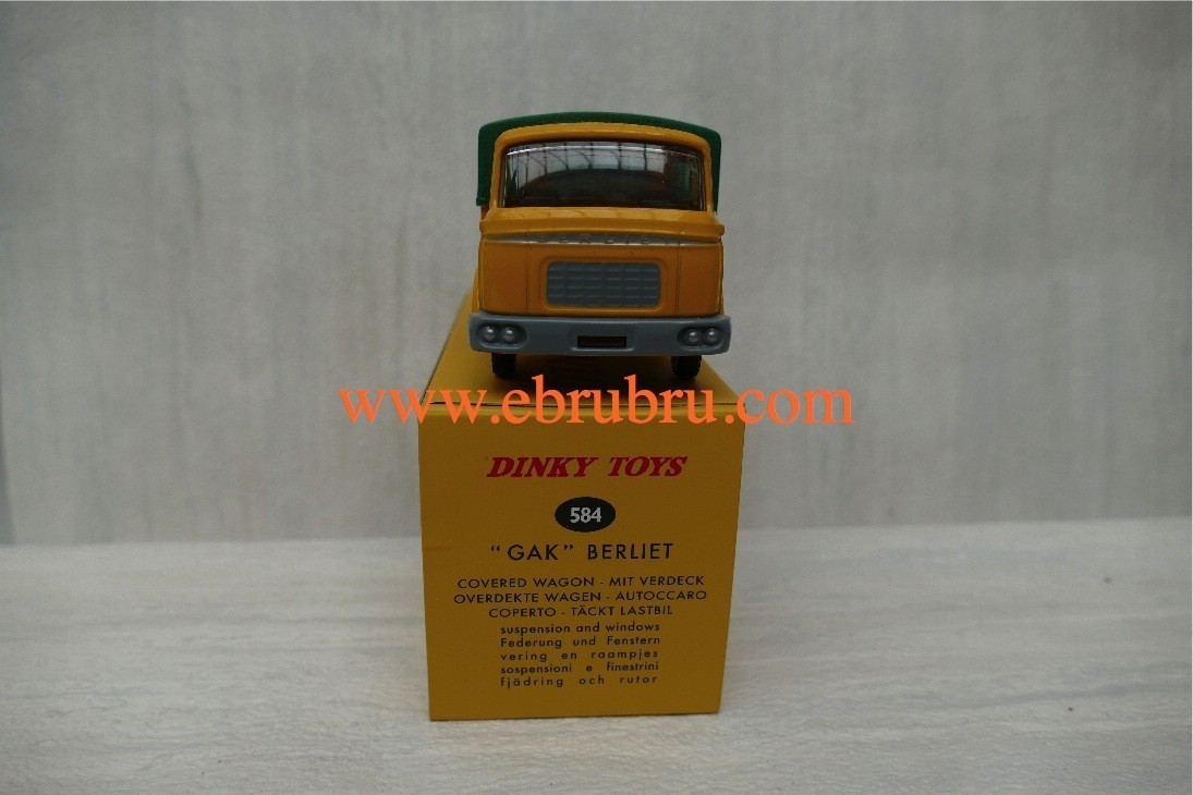 CAMION BACHE GAK BERLIET DINKY TOYS ATLAS REF 584