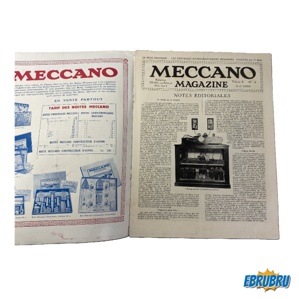 Meccano Magazine Volume 10 N° 4 Avril 1933