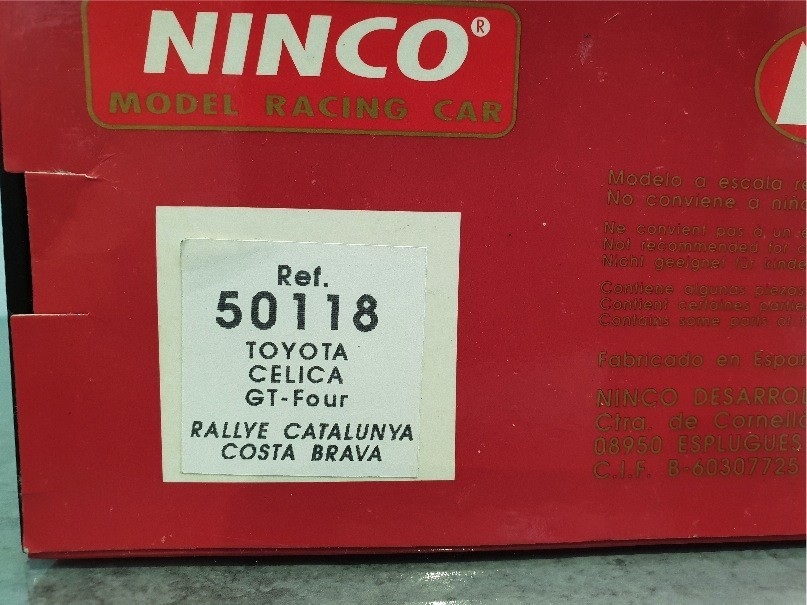 NINCO 50118 TOYOTA CELICA  GT FOUR