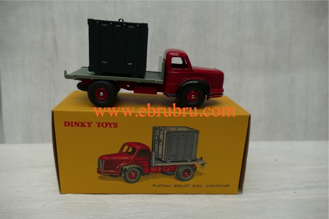 BERLIET CONTAINER TRUCK DINKY TOYS ATLAS REF 34B