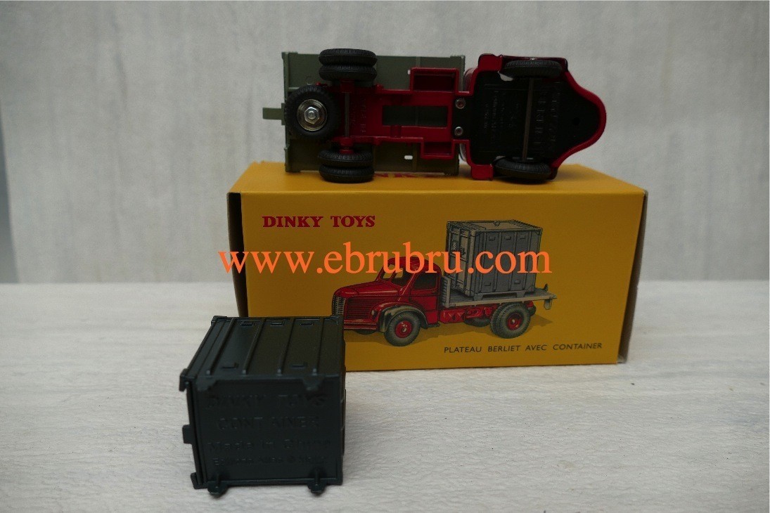 BERLIET CONTAINER TRUCK DINKY TOYS ATLAS REF 34B