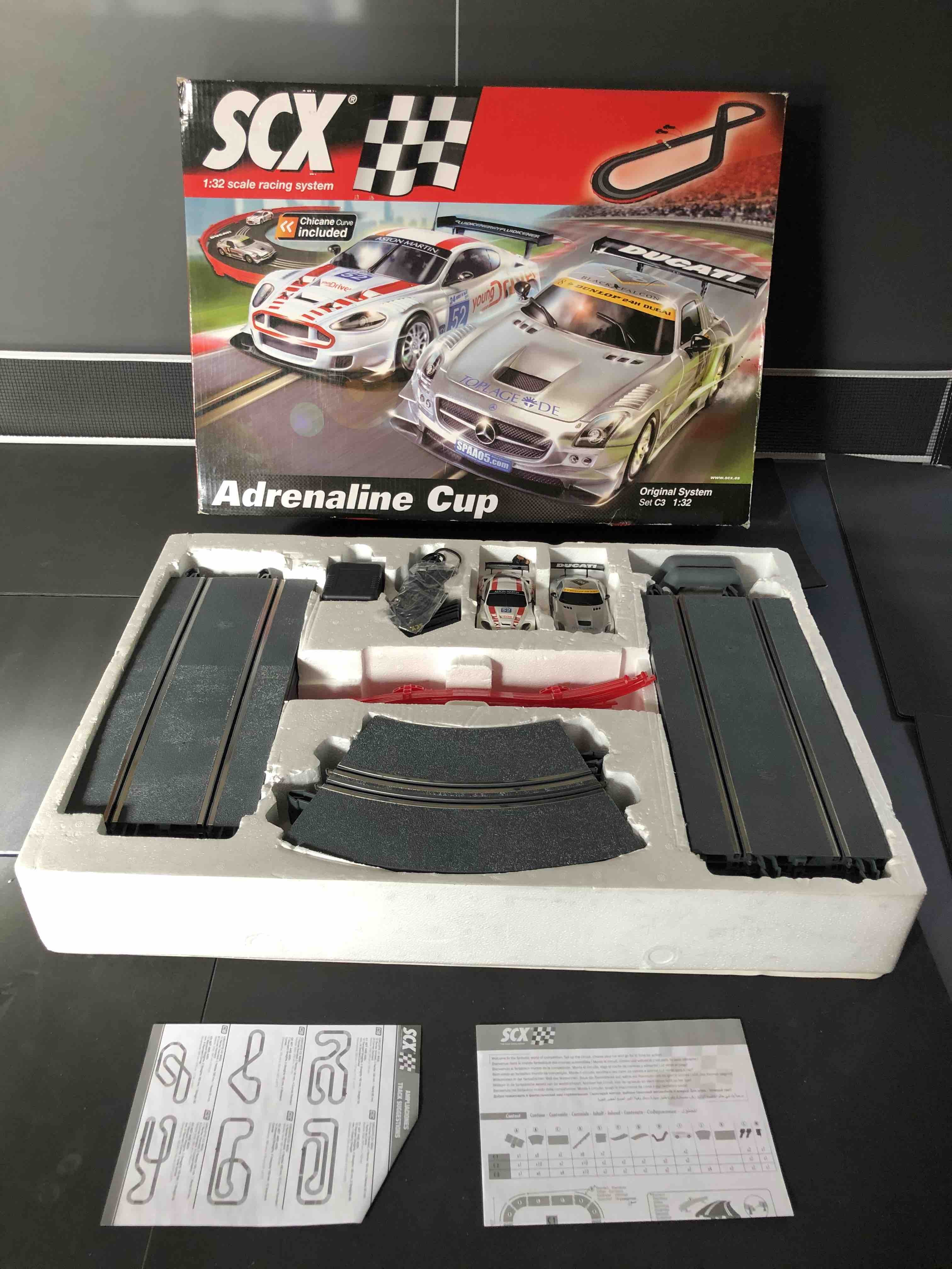 COFFRET SET SCALEXTRIC SCX ADRENALINE CUP C3