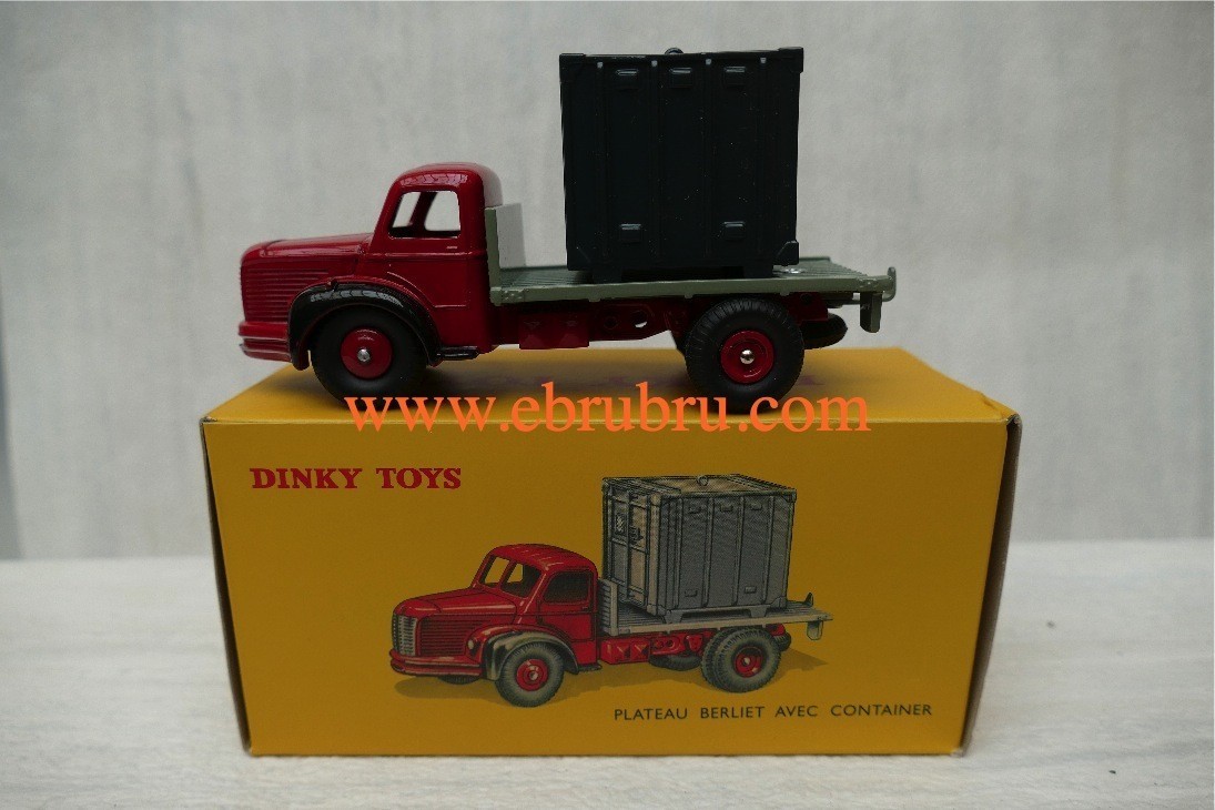 BERLIET CONTAINER TRUCK DINKY TOYS ATLAS REF 34B