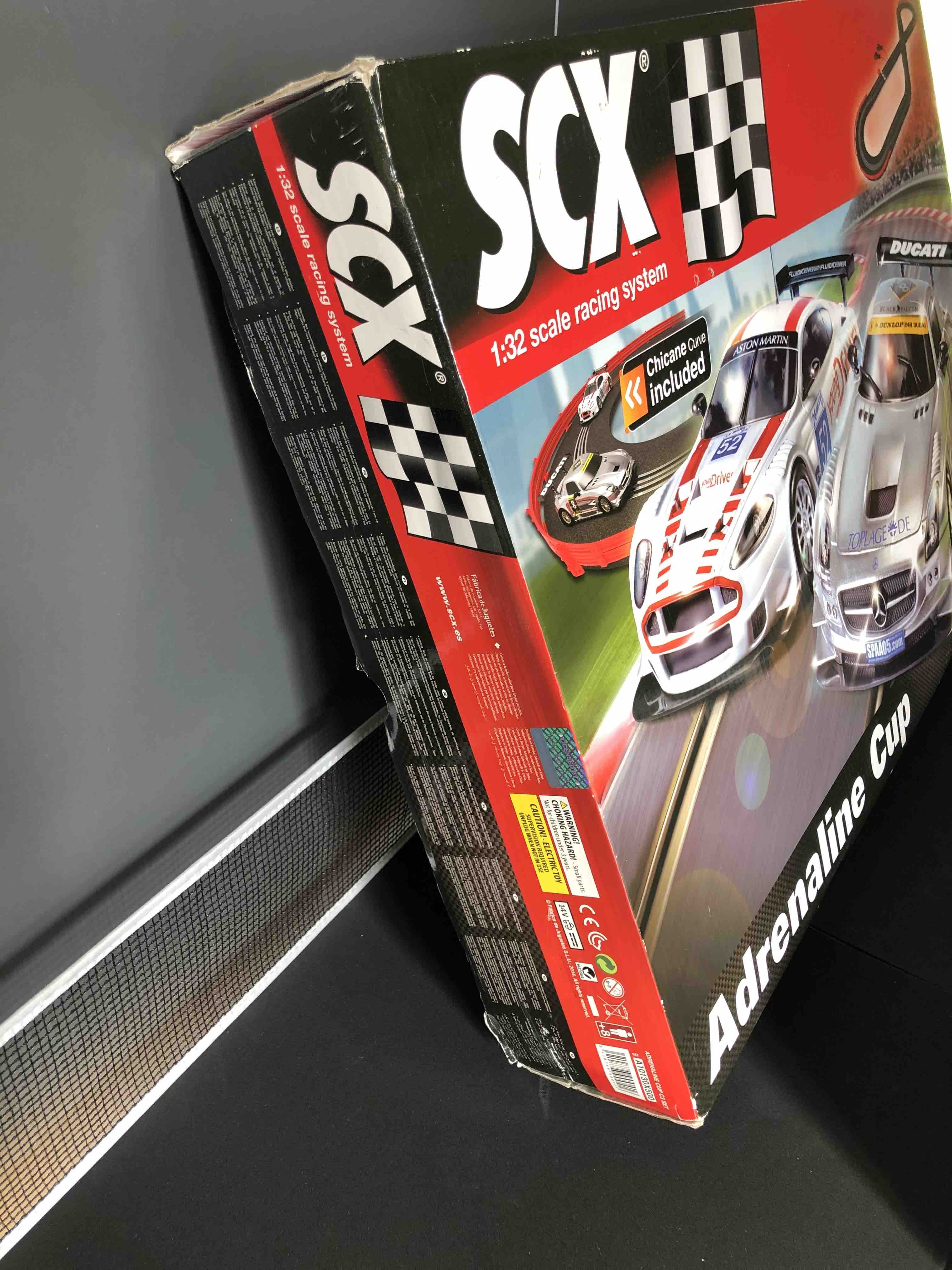 COFFRET SET SCALEXTRIC SCX ADRENALINE CUP C3