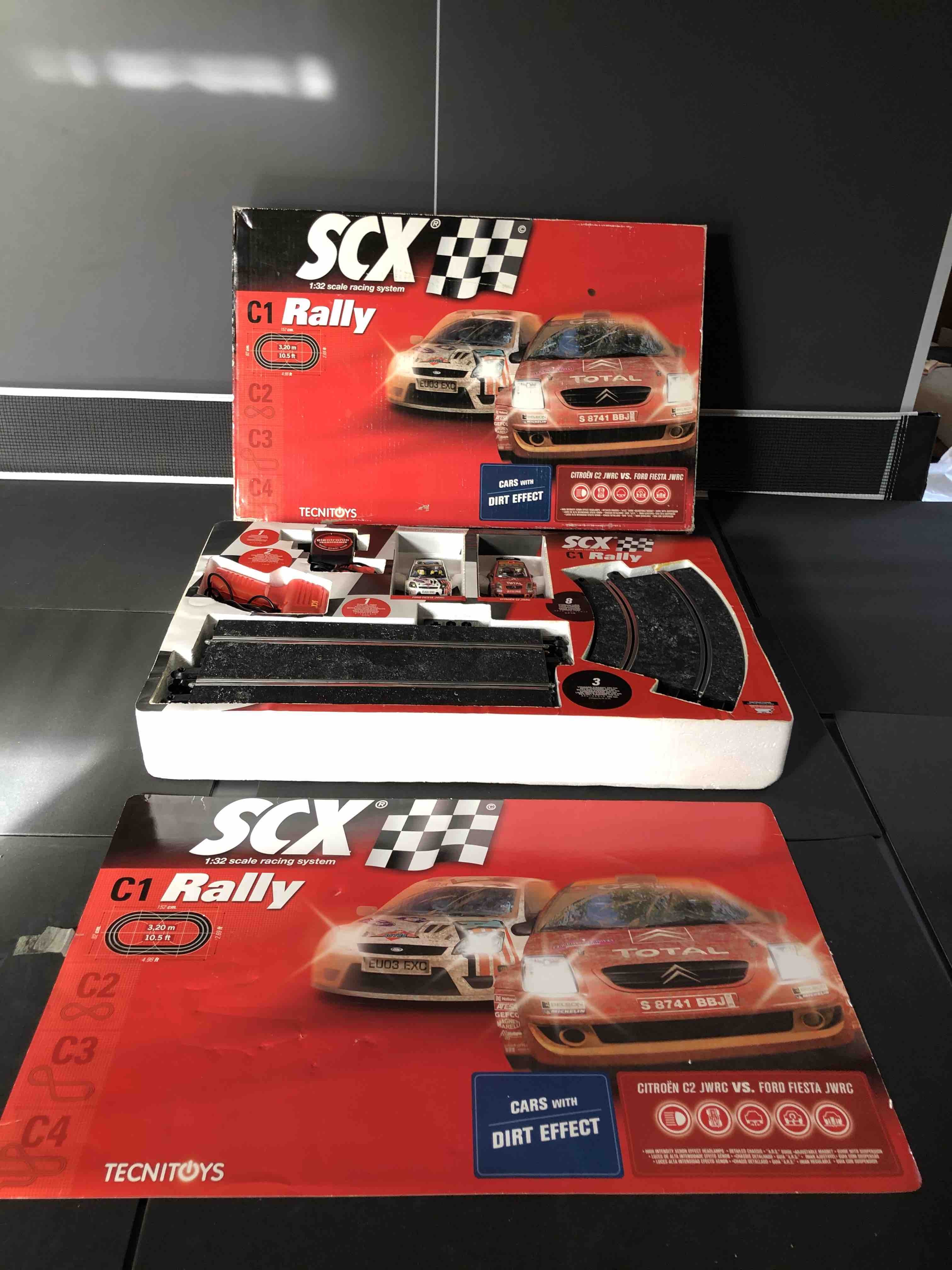 COFFRET SET SCALEXTRIC SCX RALLY C1