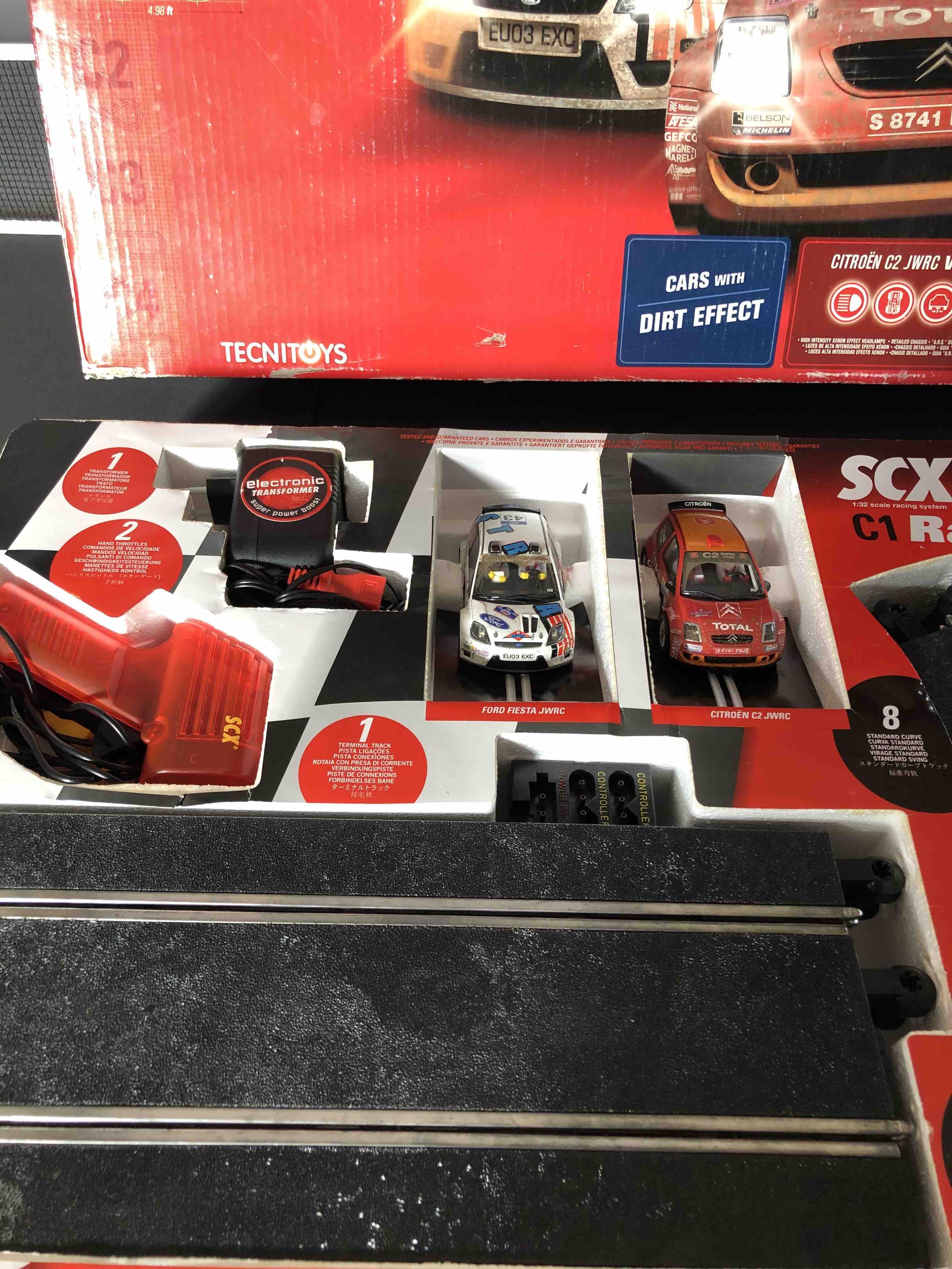 COFFRET SET SCALEXTRIC SCX RALLY C1