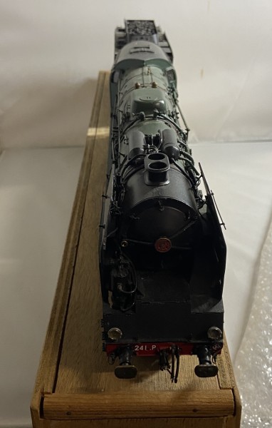 Locomotive 241 P à vapeur SNCF en laiton  echelle O