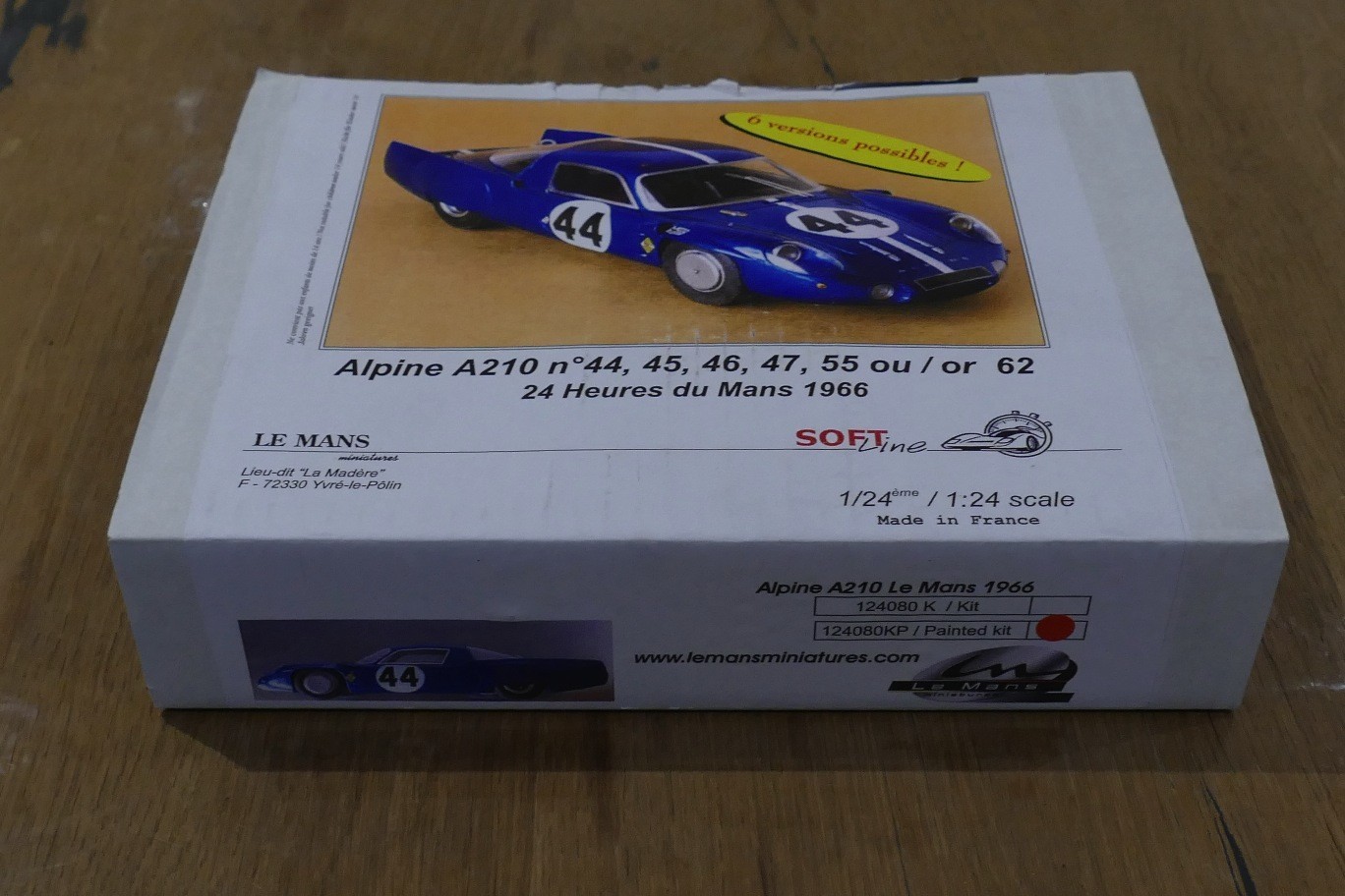 LE MANS MINIATURES 1/24 LM124080KP ALPINE A210 LE MANS 1966