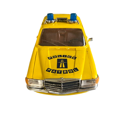 Mercedes 450 SE Police jaune RICO Réf 154