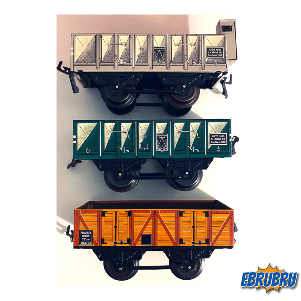 Wagons tombereau HORNBY Hachette