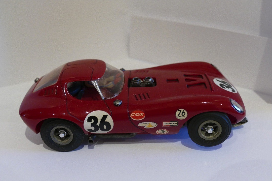 CHEETAH ROUGE COX SCALE 1/24 SLOT CAR