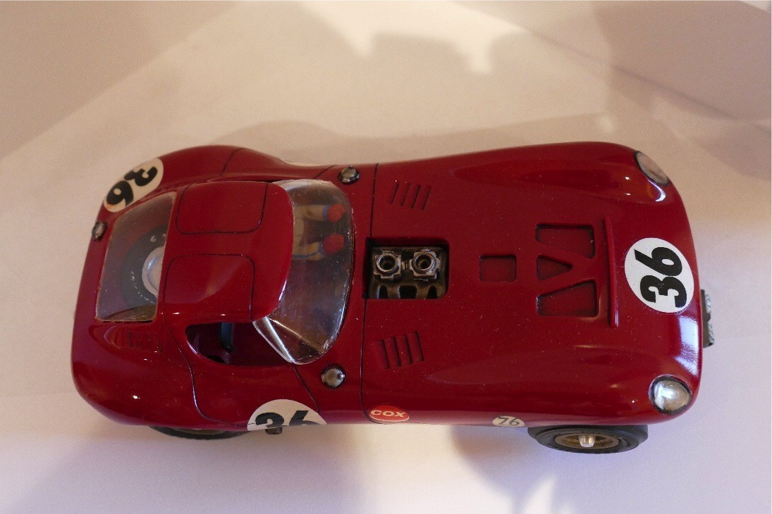 CHEETAH ROUGE COX SCALE 1/24 SLOT CAR