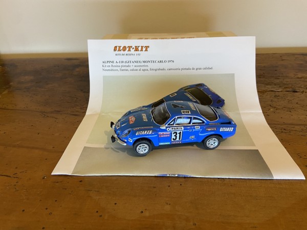 ALPINE A 110 SLOT KIT GITANES MONTE CARLO 1976