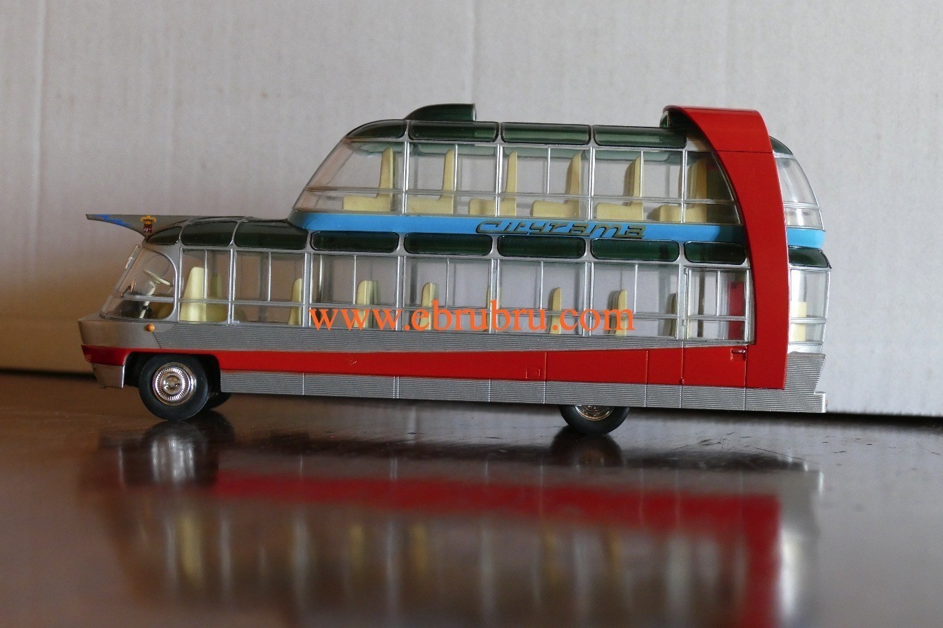 Autobus Autocar du Monde Hachette Citroen Currus Cityrama 1955 IXO 1/43