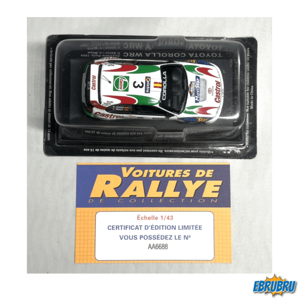 Toyota Corolla WRC - Voitures de Rallye de collection ALTAYA No 41
