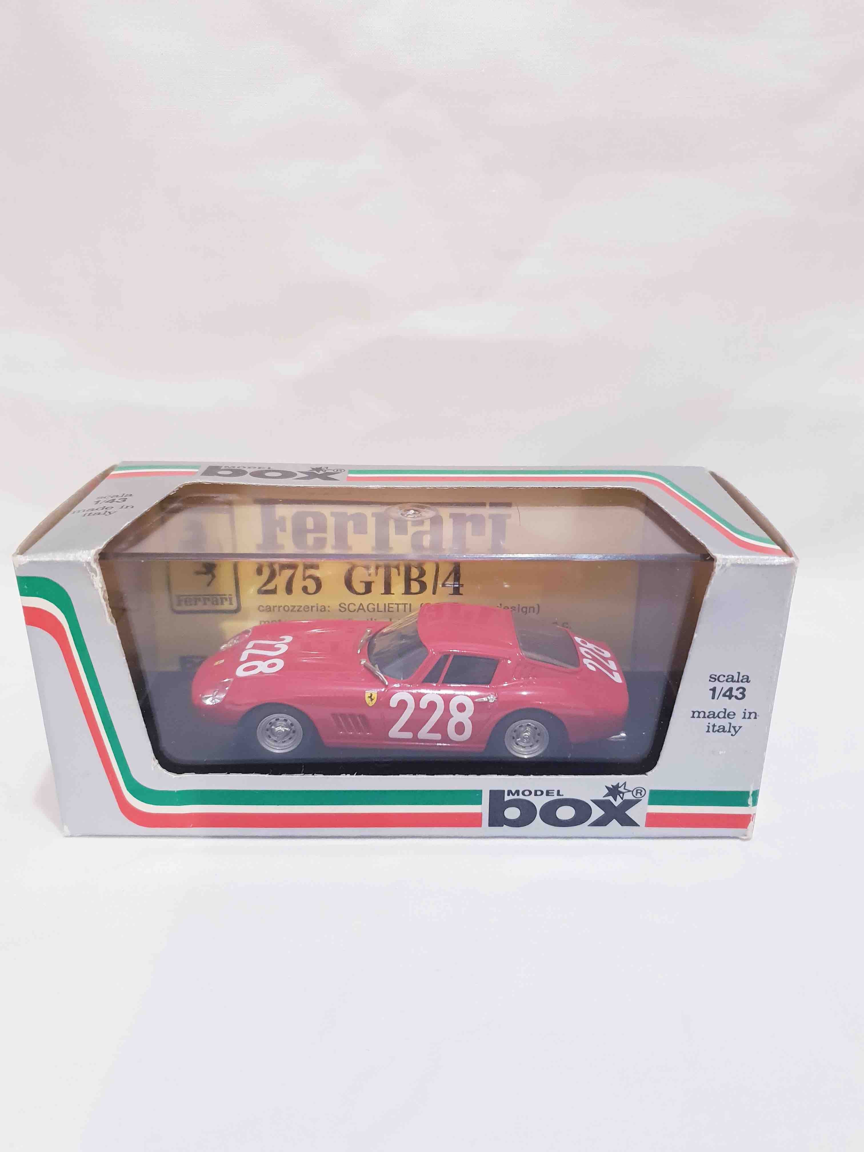 FERRARI 275 GTB 4 MODEL BOX