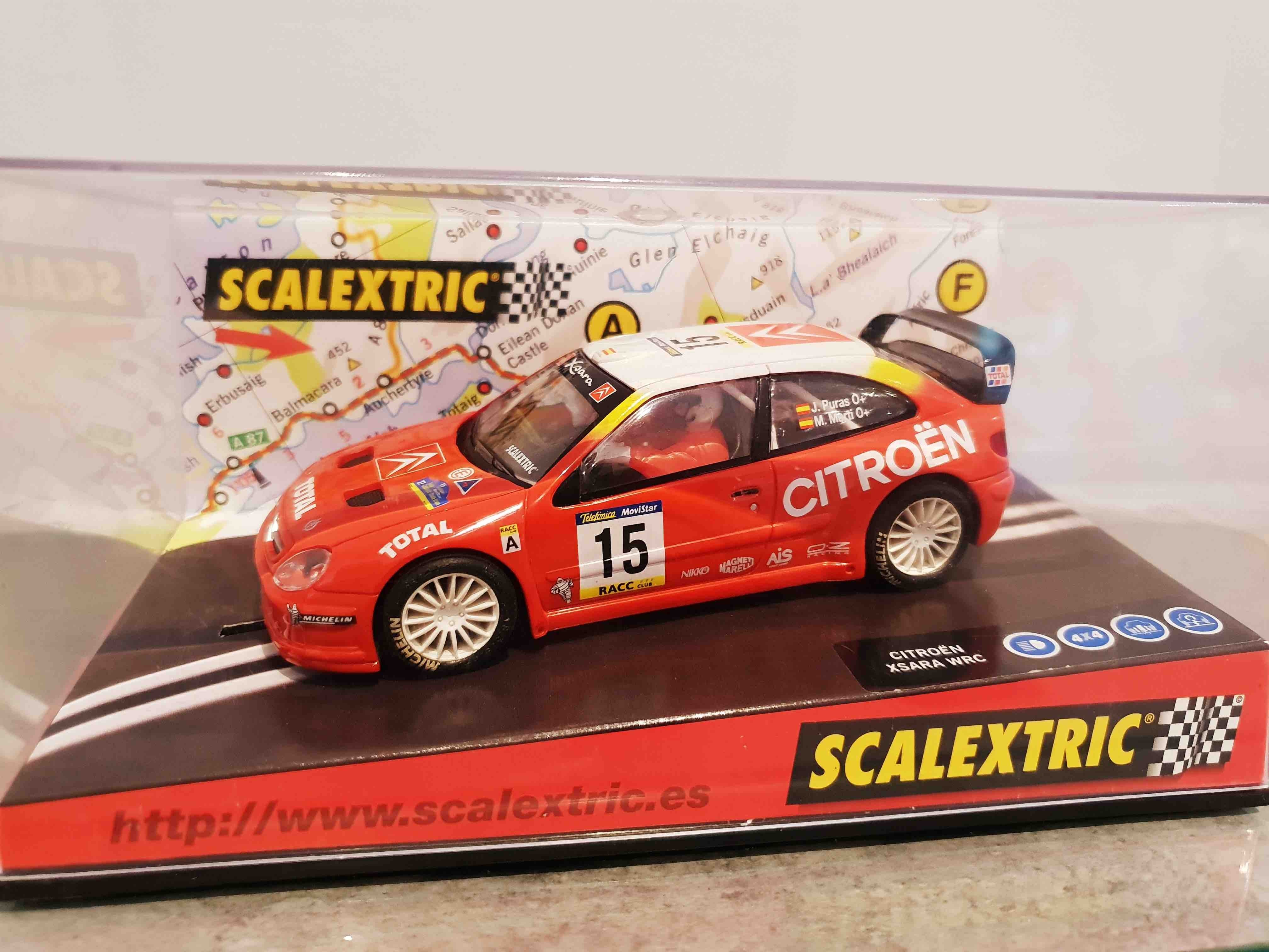 SCALEXTRIC 6077 CITROEN XSARA WRC COSTA BRAVA 2001