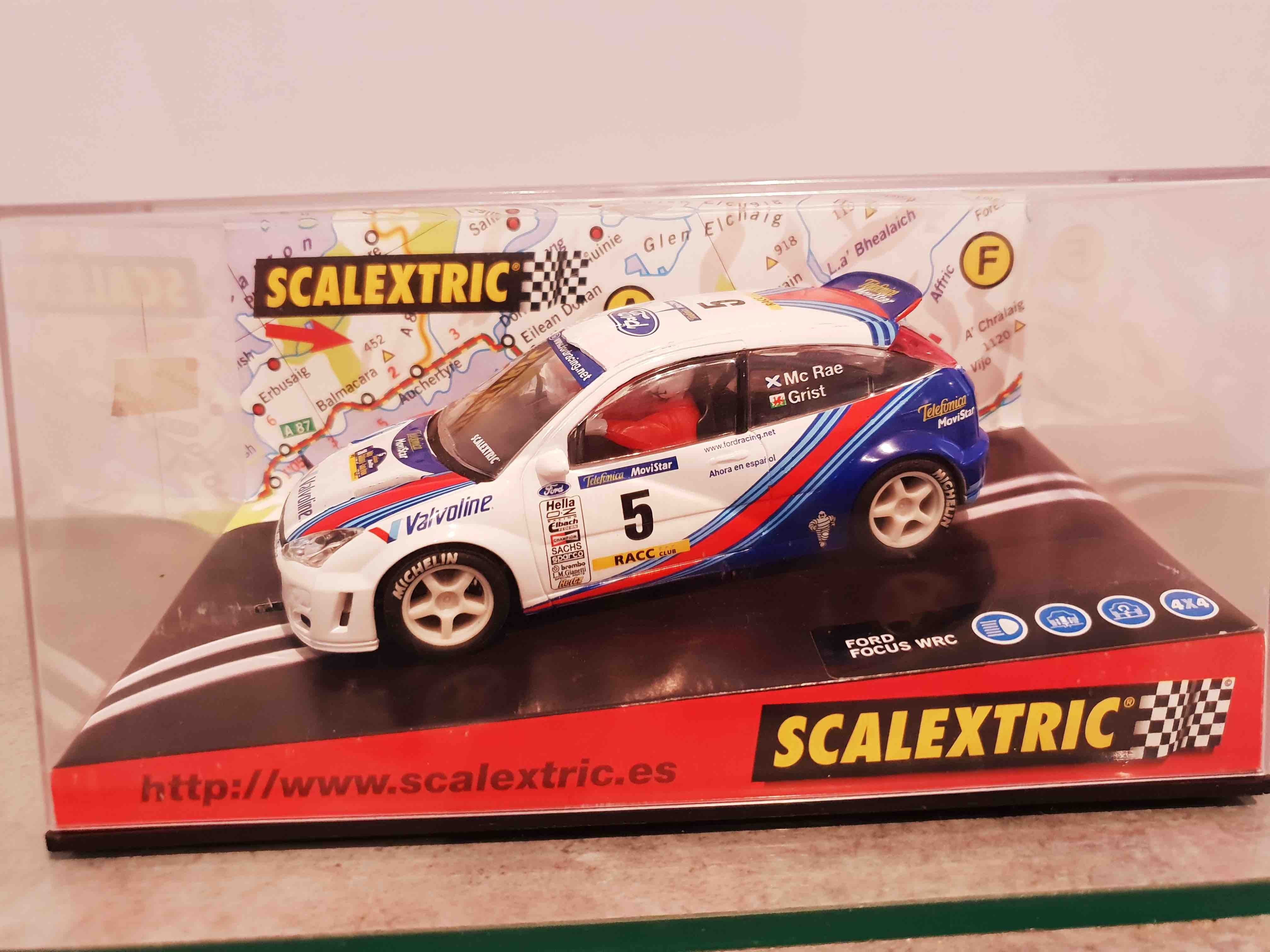 SCALEXTRIC 6050 FORD FOCUS COSTA BRAVA 2000