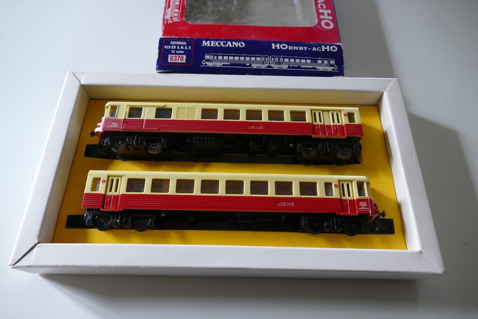 MECCANO HORNBY ACHO AUTORAIL 425 CV SNCF REF 6370