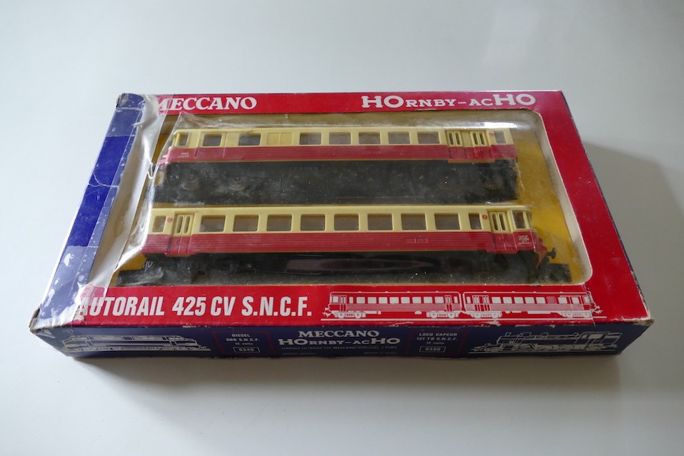 MECCANO HORNBY ACHO AUTORAIL 425 CV SNCF REF 6370