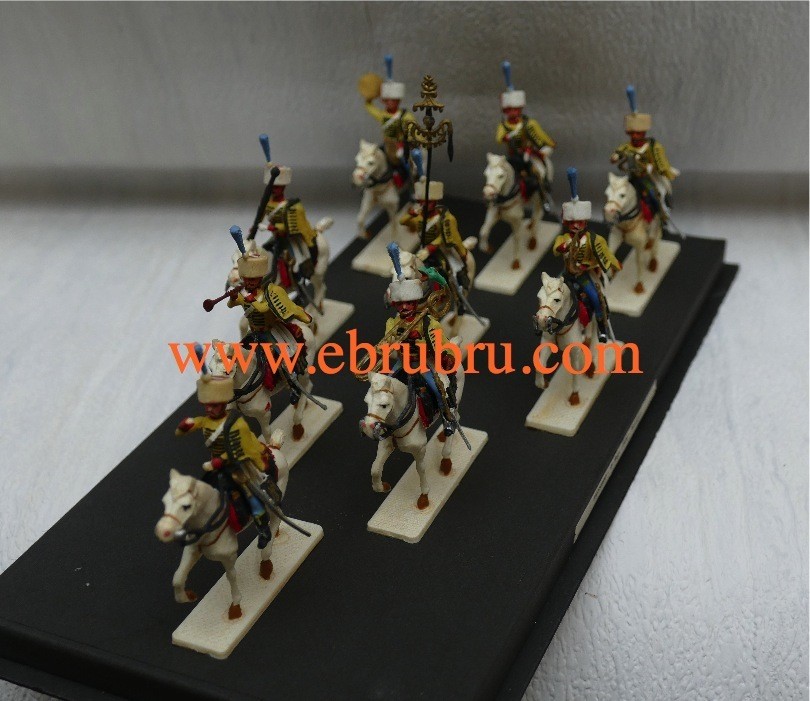 MDM empire 40mm Hussard 9è Régt 1808. Musique